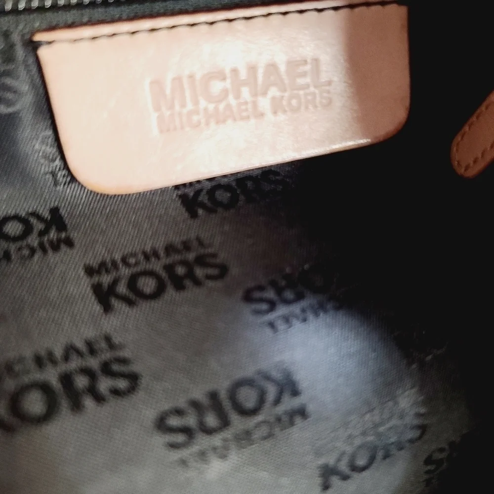 Michael Kors Black North South Nylon Tote Purse